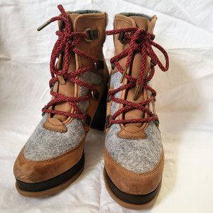 Sorel Blake Lace Bootie in Velvet Tan Size 10